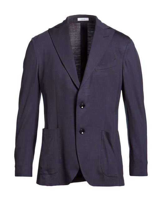 Boglioli Blue Blazer Virgin Wool for men
