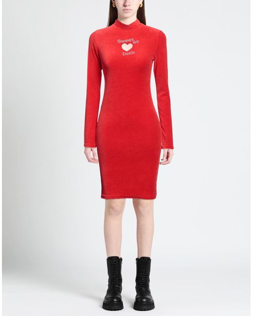 Gcds Red Mini Dress