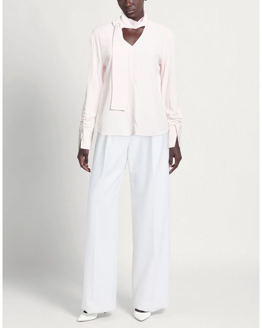 SIMONA CORSELLINI White Top Acetate, Silk