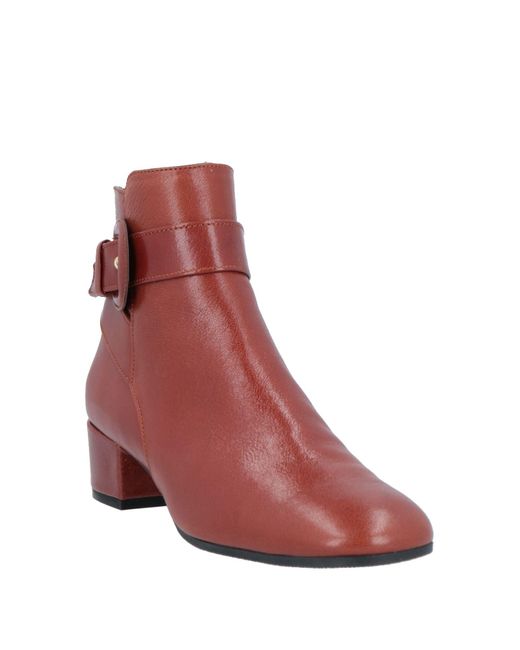 Francesco Russo Red Ankle Boots