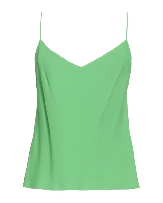 Clips Synthetic Top in Green Lyst