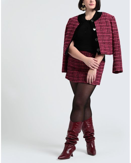 Sandro Red Mini Skirt