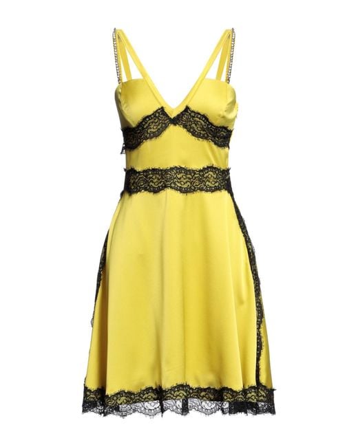 Gaelle Paris Yellow Mini Dress
