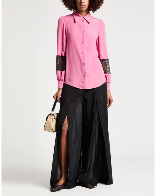 Boutique Moschino Pink Shirt Acetate, Silk
