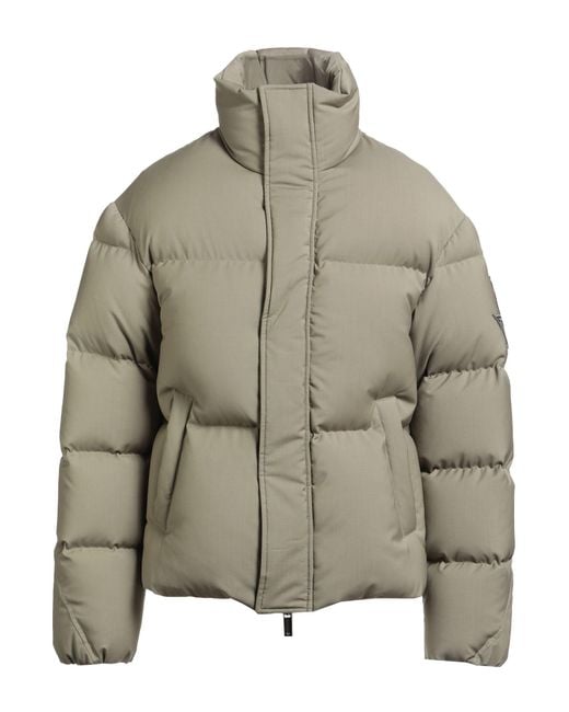 Emporio Armani Gray Puffer Virgin Wool for men