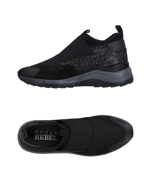 Hogan Rebel Black Sneakers