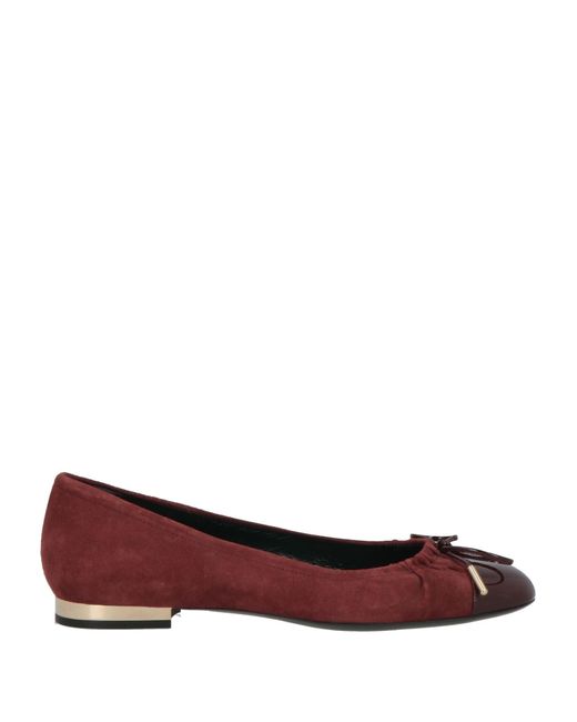 Ballerines Mulberry en coloris Red