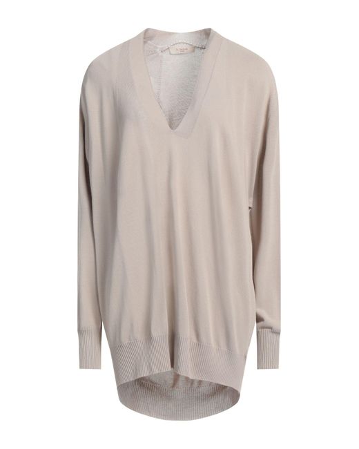 Zanone Gray Sweater Viscose, Cotton