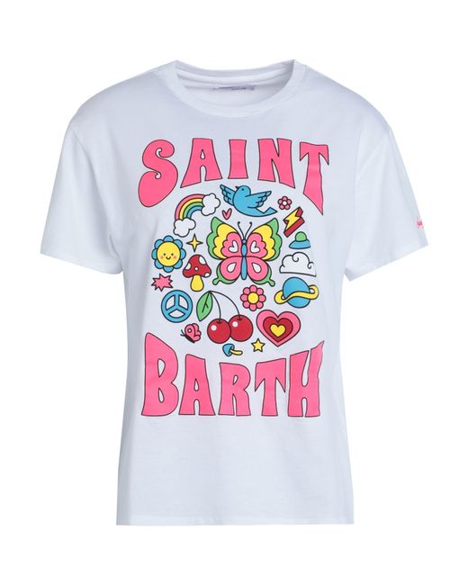 Mc2 Saint Barth White T-shirts