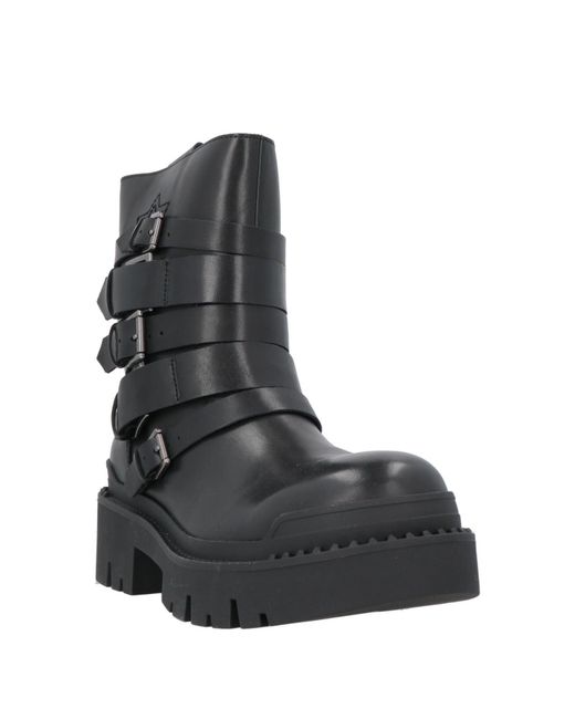 Ash Black Ankle Boots
