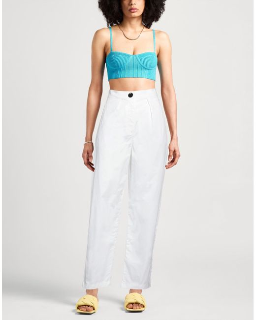 ARMANI EXCHANGE White Pants Cotton