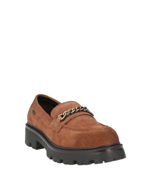 Osey Brown Loafers Leather