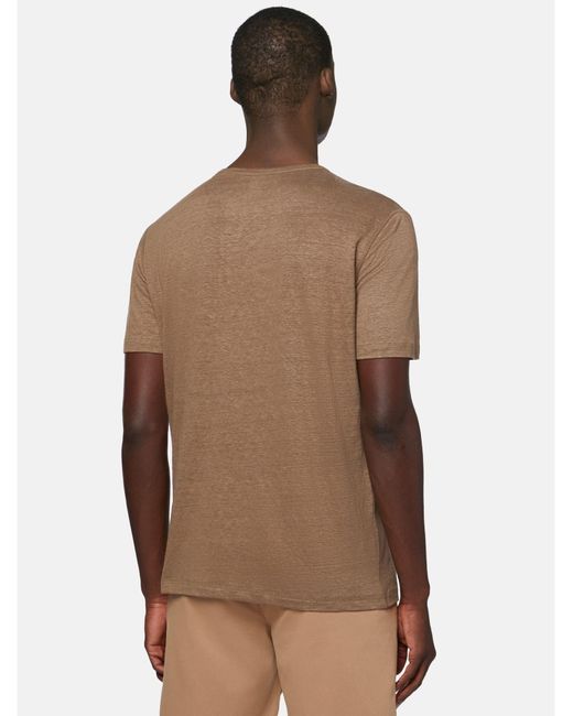 Camiseta Boggi de hombre de color Brown