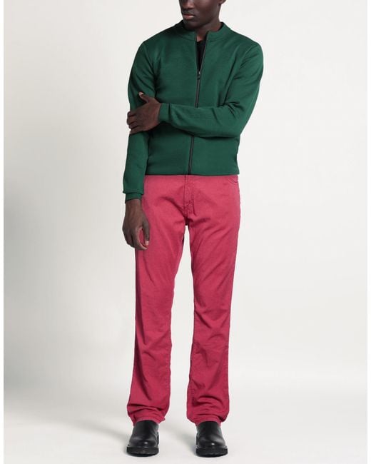 richard j. brown Red Pants Lyocell, Cotton, Linen, Elastane for men