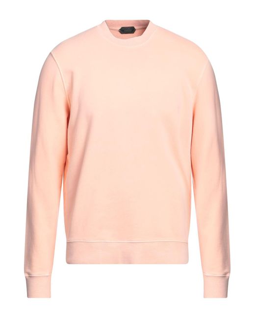 Zanone Pink Sweatshirt for men