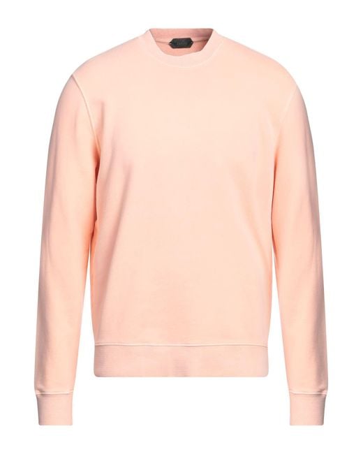 Zanone Sweatshirt in Pink für Herren