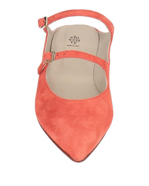 Eleventy Pink Mules & Clogs Leather