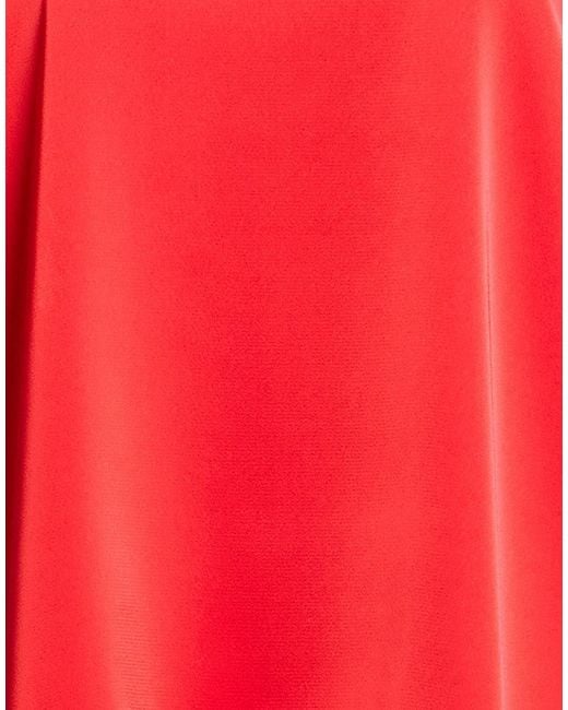 Gai Mattiolo Red Top Polyester, Elastane