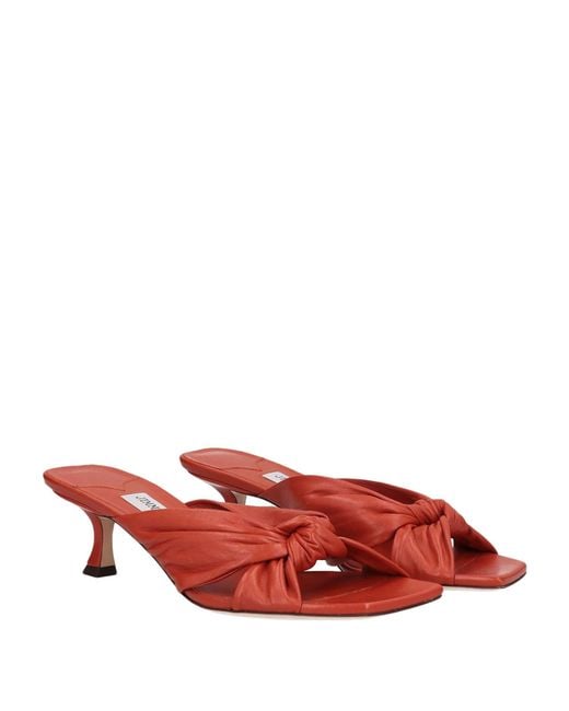 Jimmy Choo Red Sandals