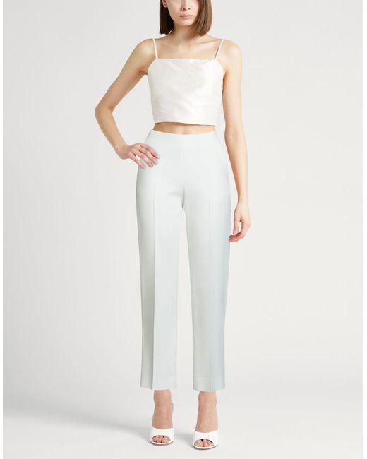 Ermanno Scervino White Pants Viscose, Acetate