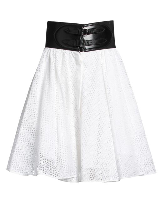 Alaïa White Mini Skirt
