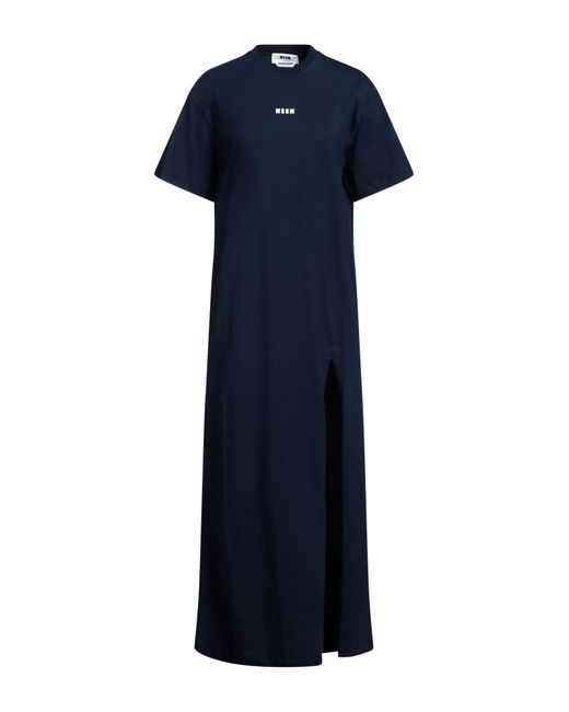 MSGM Blue Maxi Dress