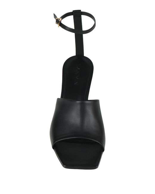 Lanvin Black Sandals