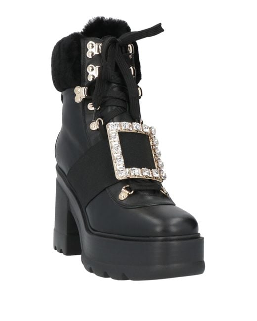 Roger Vivier Black Ankle Boots