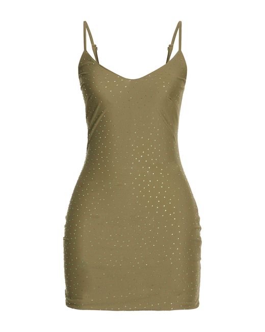 No Secrets Green Mini Dresses