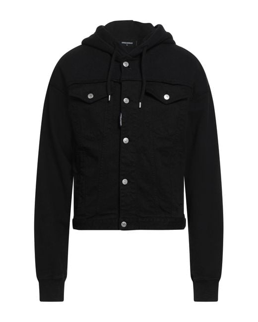 DSquared² Black Denim Outerwear for men