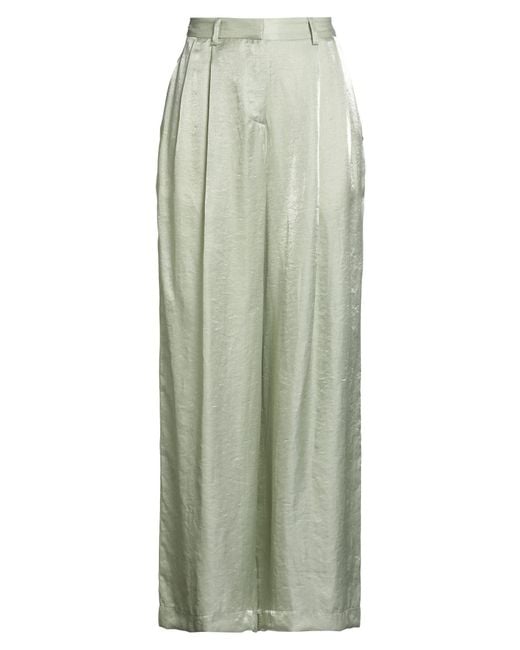 Ottod'Ame Green Light Pants Viscose, Linen, Polyamide
