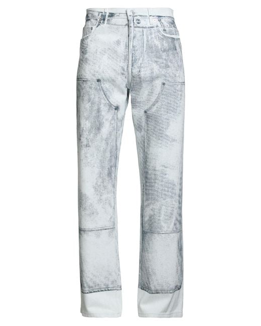 Dior Gray Jeans Cotton for men