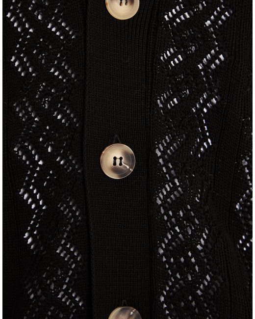 Amaranto Black Cardigans for men