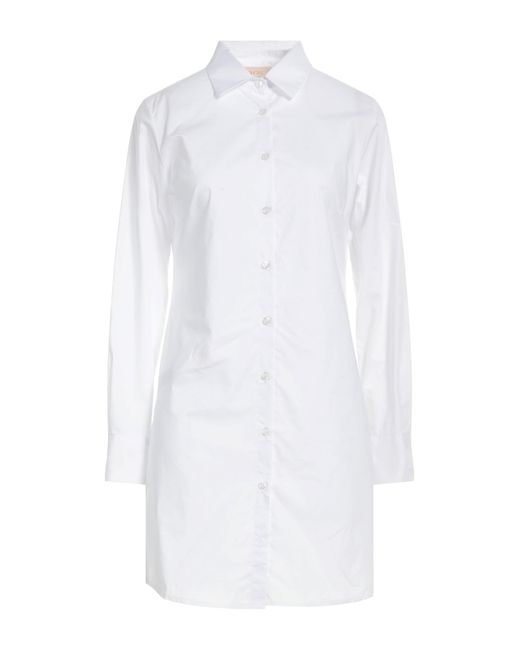 Vestito Corto di Kaos in White