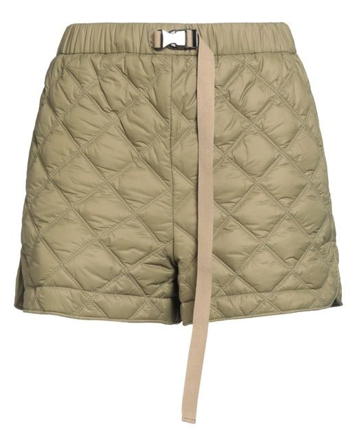 19.70 Nineteen Seventy Women's Green Military Shorts & Bermuda Shorts Polyamide