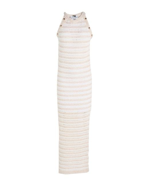 No Secrets White Ivory Maxi Dress Cotton, Polyamide, Polyester