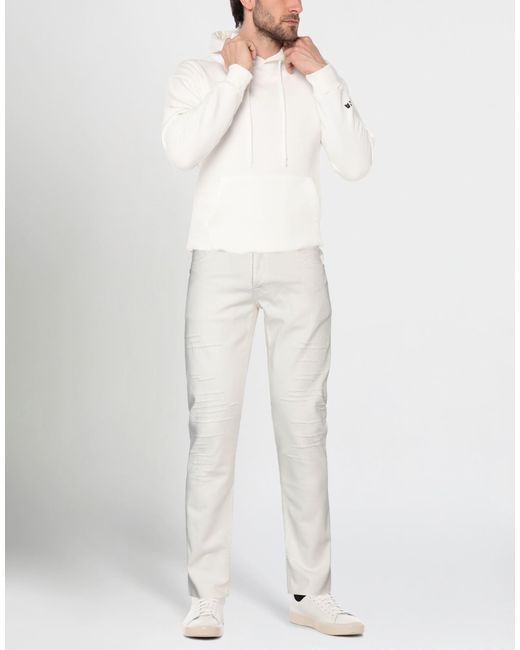 Daniele Alessandrini White Jeans for men