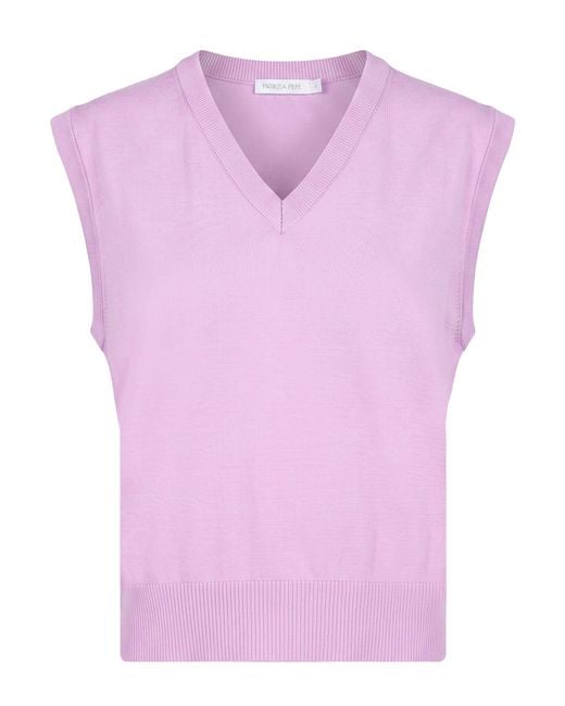 Patrizia Pepe Purple Sweater Viscose, Polyamide