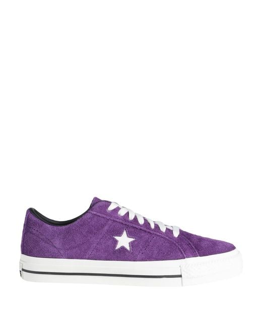 Converse Purple Trainers