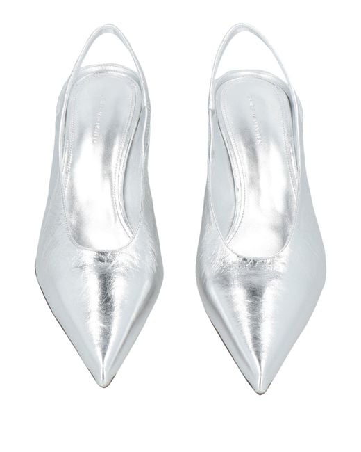 Dries Van Noten White Pumps