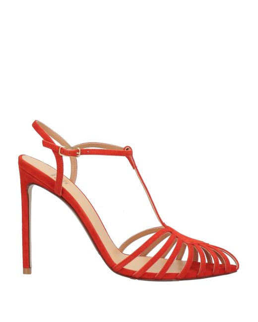 Francesco Russo Red Sandals