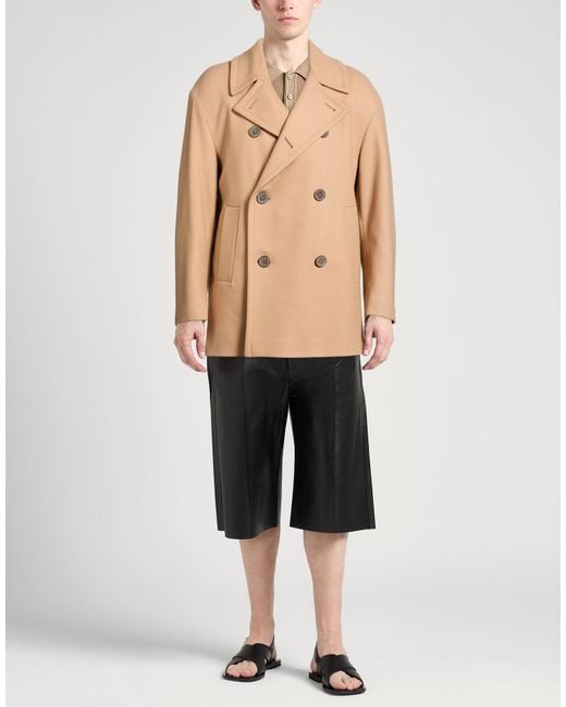 Hevò Natural Coat Virgin Wool, Polyamide for men