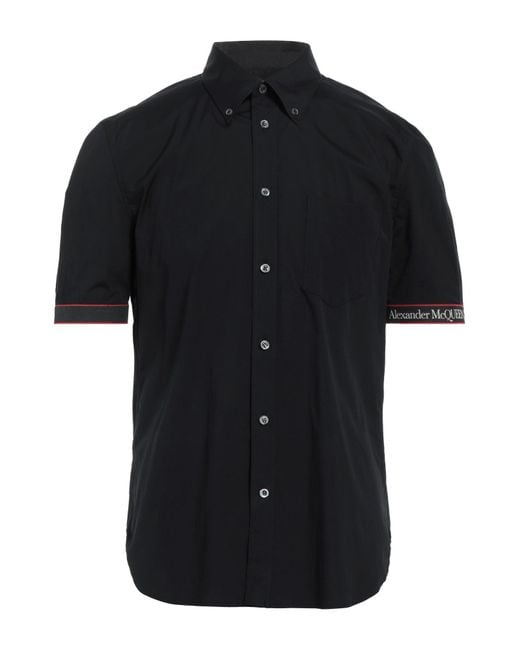McQueen Black Shirt for men