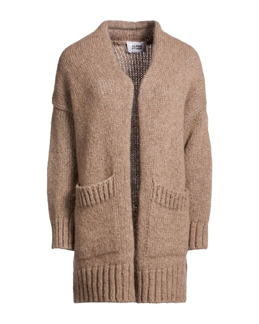 Alpha Studio Brown Cardigans