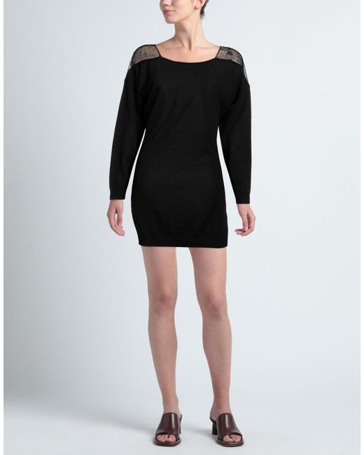 Patrizia Pepe Black Mini Dress
