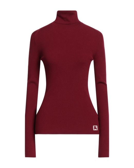 Burberry Red Turtleneck