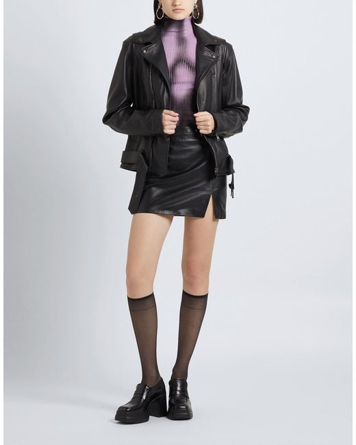 8 by YOOX Purple Turtleneck