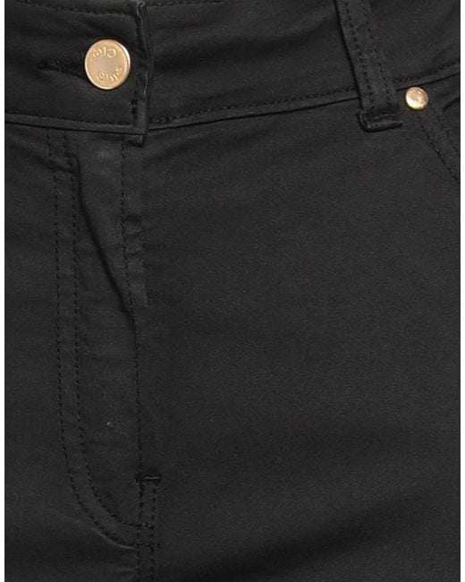Clips More Black Pants Cotton, Elastane
