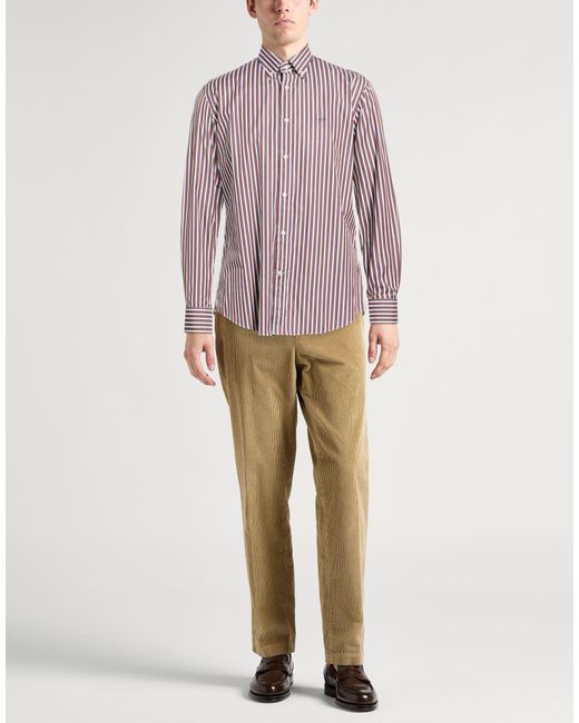 Paul & Shark Purple Shirt Cotton for men