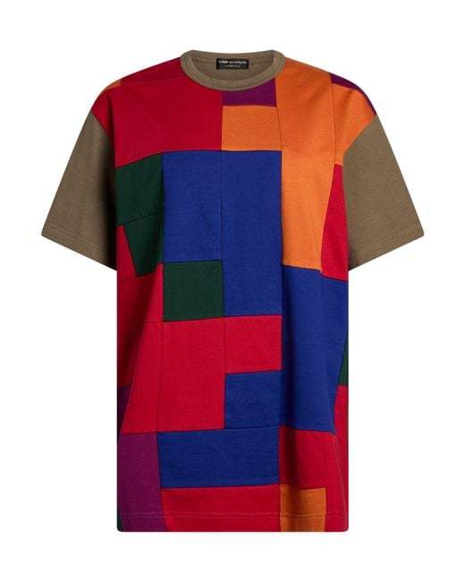 Comme des Garçons Red Khaki T-Shirt Cotton for men